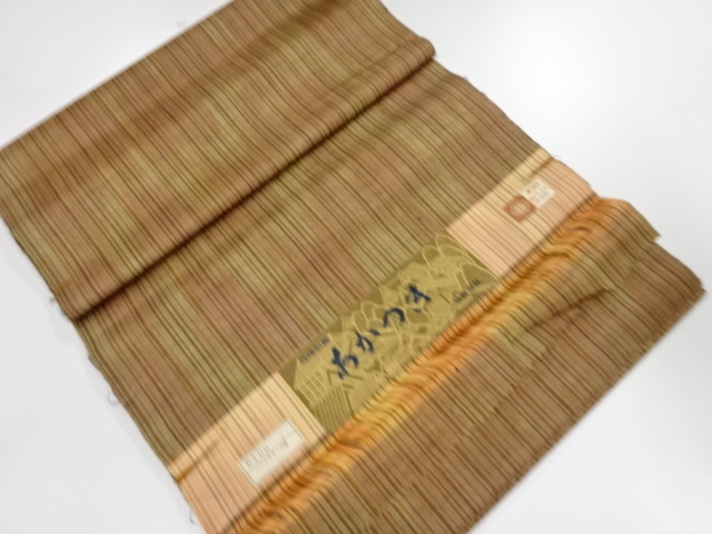 JAPANESE KIMONO / ANTIQUE BOLT FOR KIMONO / SILK / TSUMUGI